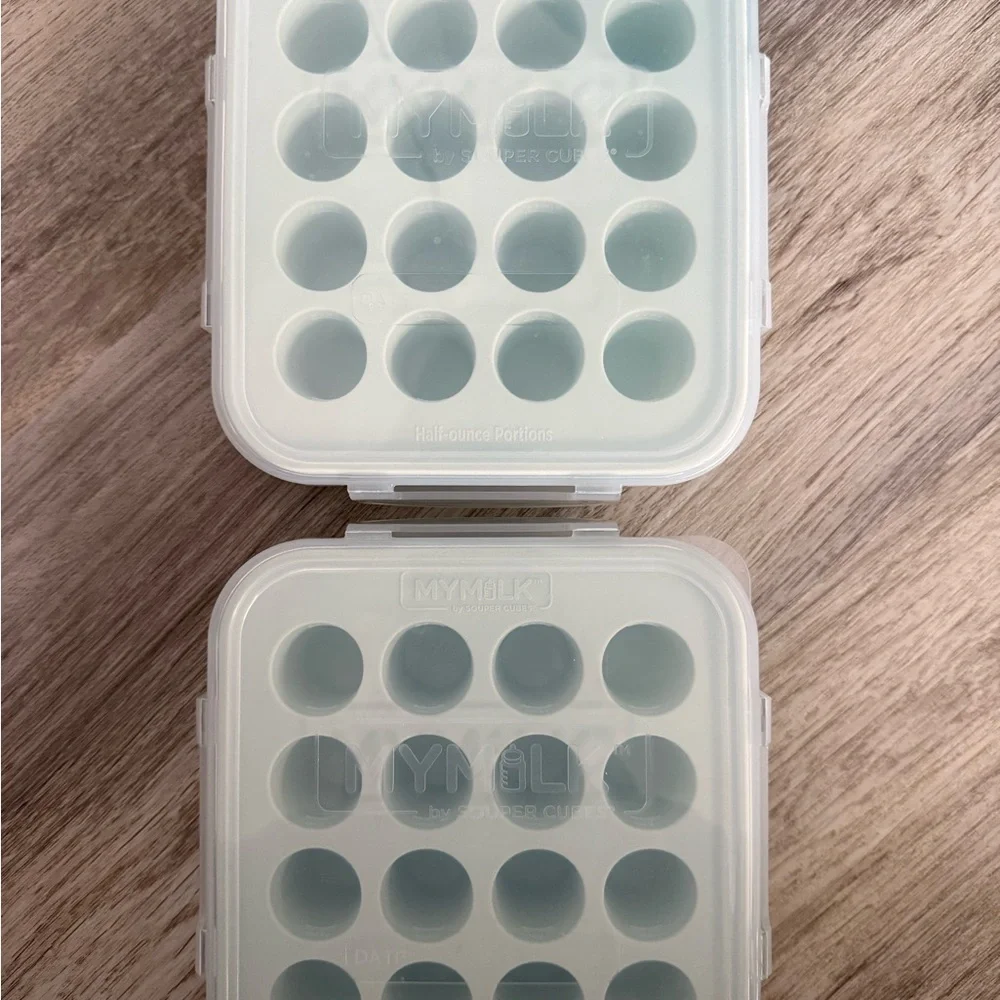 Souper Cube My Mylk Trays (set of 2) - blue